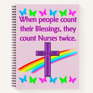NURSES ARE A BLESSING NOTEBOOK
