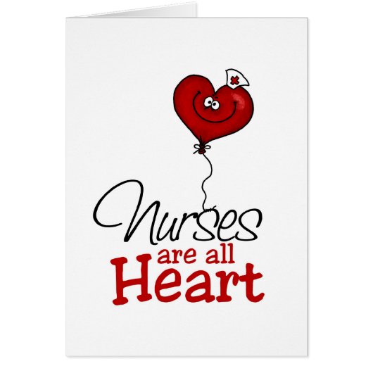 Nurses are all heart cards (Front)