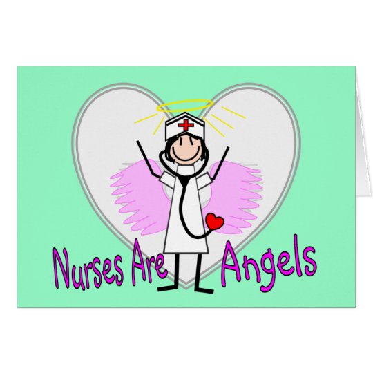 Nurses Are Angels Card