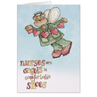 nurses   are angels cards