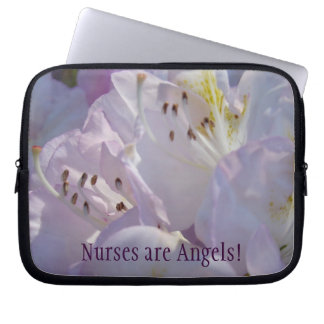 Nurses are Angels! Computer laptop case sleeve