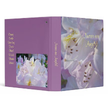 Nurses are Angels! gifts Floral Binder custom