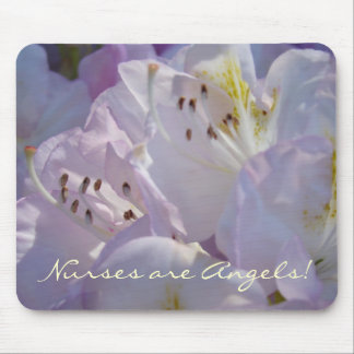 Nurses are Angels! gifts Floral mouse pad Nursing