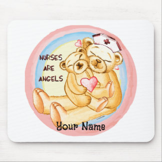 Nurses are angels  mouse pad