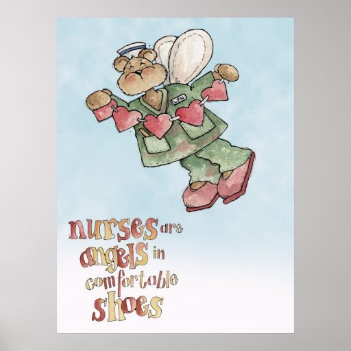 Angel Nurse Posters, Angel Nurse Prints, Art Prints, & Poster Designs ...