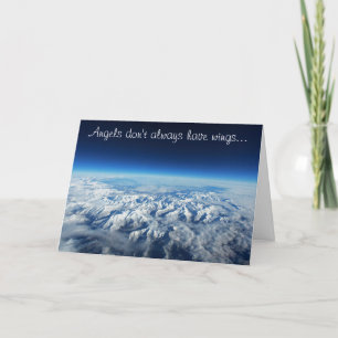 Nurses are angels thank you card