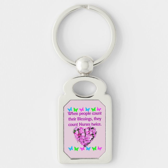 NURSES ARE APPRECIATED KEYCHAIN (Front)