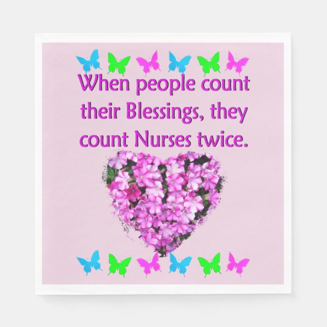 NURSES ARE APPRECIATED NAPKINS (Front)