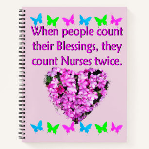 NURSES ARE APPRECIATED NOTEBOOK