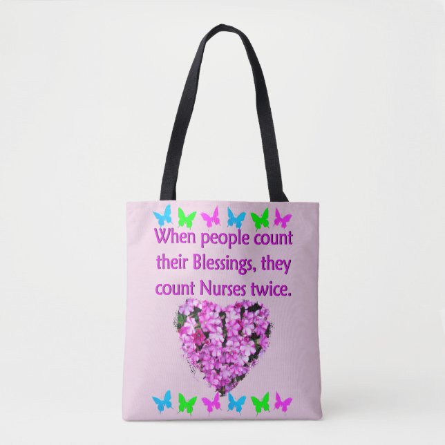 NURSES ARE APPRECIATED TOTE BAG (Front)