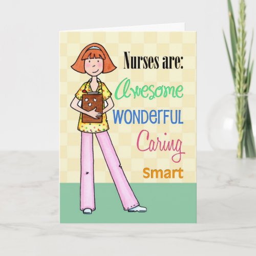 Nurses Are Awesome _ Nurses Day Card