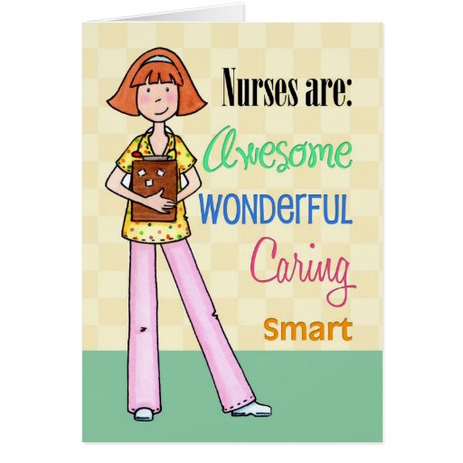 Nurses Are Awesome - Nurses Day Card | Zazzle