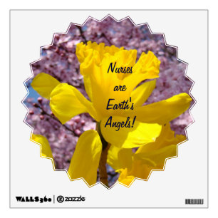 Nurses are Earth's Angels! wall decal Spring Flora