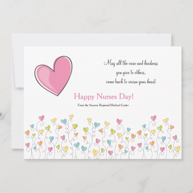 Nurses Are Full Of Heart Card (Front)