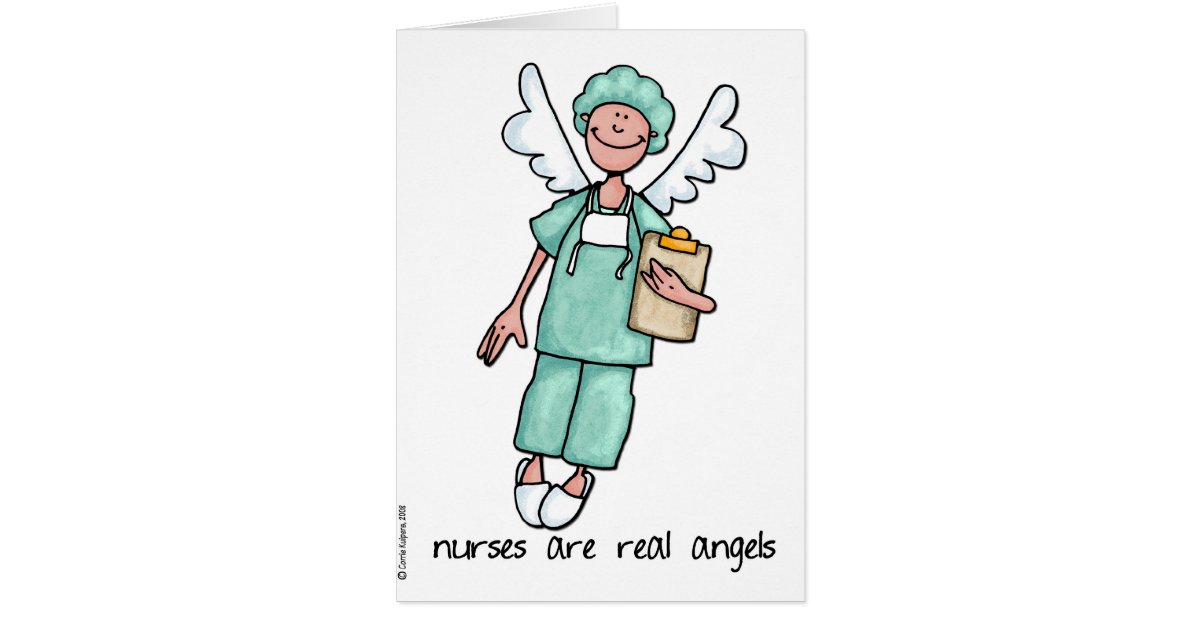 nurses are real angels card | Zazzle.com