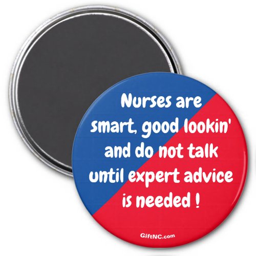 Nurses are smart  Fun Magnet