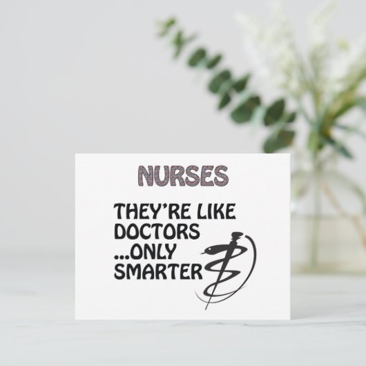 NURSES ARE SMARTER THAN DOCTORS (Standing Front)
