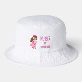 Nurses are Superheroes Bucket Hat