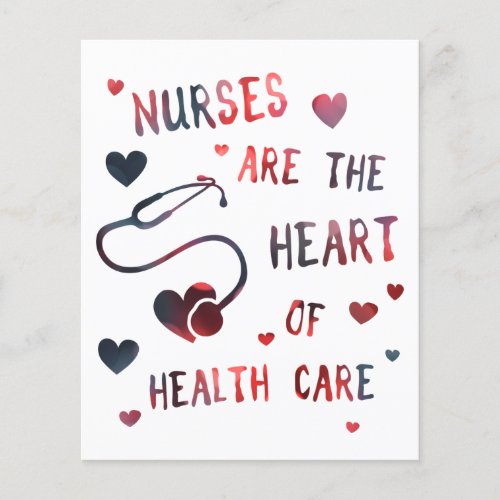 nurses are the heart of healthcare bokeh