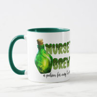 Nurse's Brew Mug: Green Slime with Witches Potion