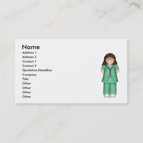 Nurse's Business Card