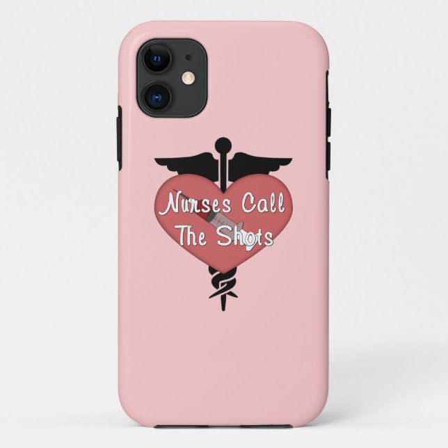 Nurses Call The Shots Case-Mate iPhone Case (Back)