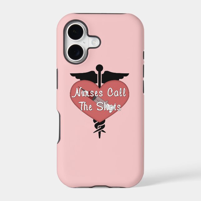 Nurses Call The Shots Iphone Case (Back)