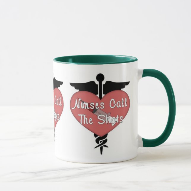 Nurses Call The Shots Mug (Right)