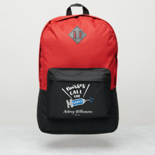 Nurses Call the Shots - Personalize Port Authority® Backpack