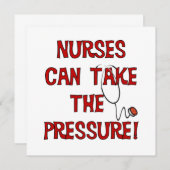 Nurses Can Take the Pressure (Front/Back)