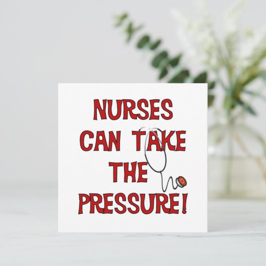 Nurses Can Take the Pressure (Standing Front)