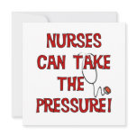 Nurses Can Take the Pressure