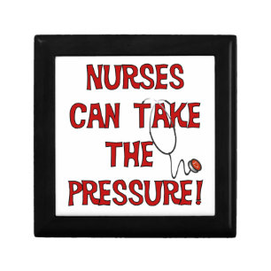 Nurses Can Take the Pressure Keepsake Box