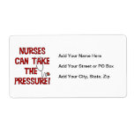 Nurses Can Take the Pressure Label