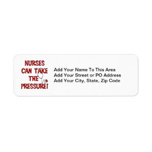 Nurses Can Take the Pressure Label