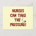 Nurses Can Take the Pressure Postcard