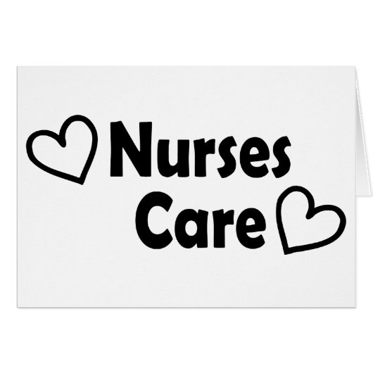 Nurses Care Cards (Front Horizontal)