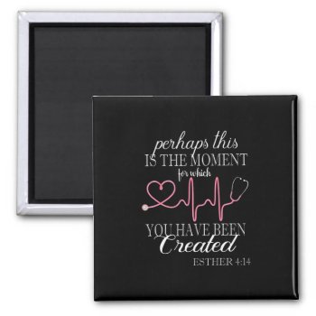 Nurses Created Moment Ruth Nurse Blessing Magnet by Lorriscustomart at Zazzle