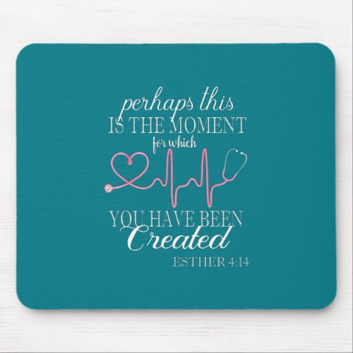 Nurses Created Moment Ruth Nurse Blessing Mouse Pad