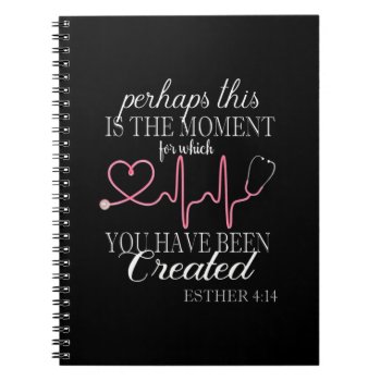 Nurses Created Moment Ruth Nurse Blessing Notebook by Lorriscustomart at Zazzle