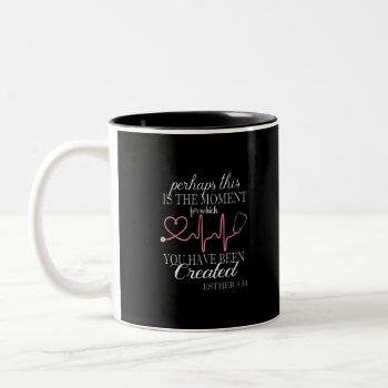 Nurses Created Moment Ruth Nurse Blessing Two-tone Coffee Mug by Lorriscustomart at Zazzle