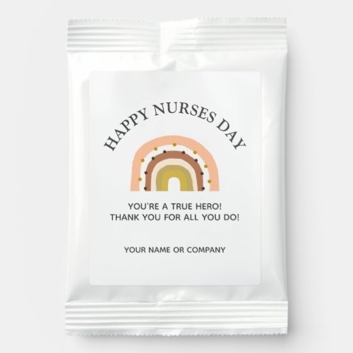 Nurses Day Appreciation Hero Boho Rainbow Name Lemonade Drink Mix
