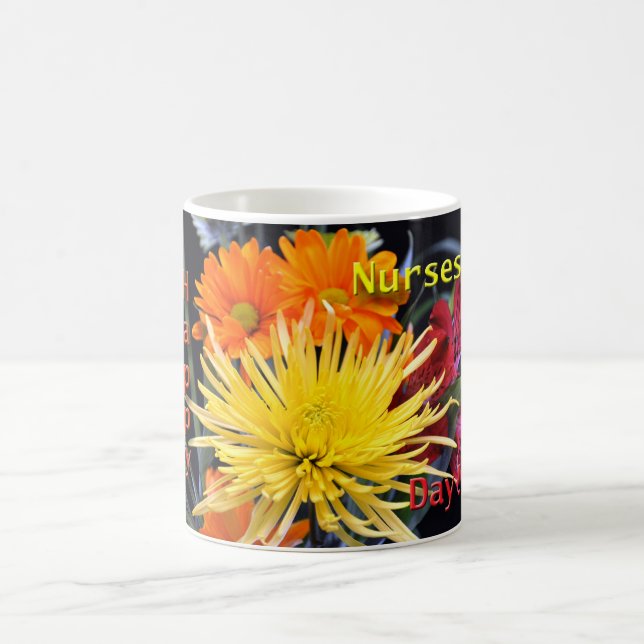 Nurses Day Floral Bliss Coffee Mug (Center)