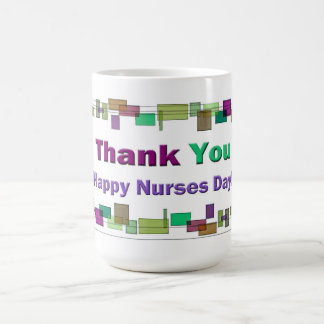 Nurses Day Gifts Colorful Squares Coffee Mug