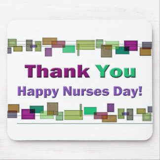 Nurses Day Gifts Colorful Squares Mouse Pad