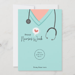 Nurses Day Gifts Nurse Appreciation Week Gift Holiday Card