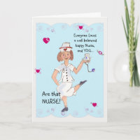 Nurse's Day greeting card