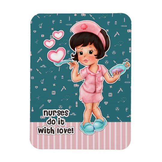 Nurses do it with Love. Gift Magnets for Nurses | Zazzle.com