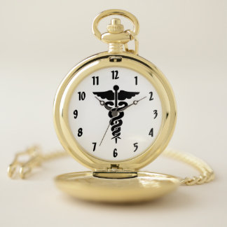 Nurses Doctors Medical Symbol   Pocket Watch