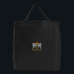 Nurses Embroidered Bag<br><div class="desc">Nurses Embroidered Tote Bag featuring a nurses cap, a halo and the caption of Nurses Are Angels In Scrubs.</div>